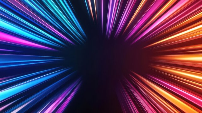 Flash sale banners with dynamic light effects, 3D illustration, copy space for text,