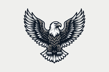 eagle with wings