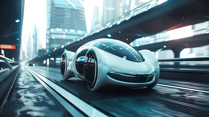 Obraz premium future technology