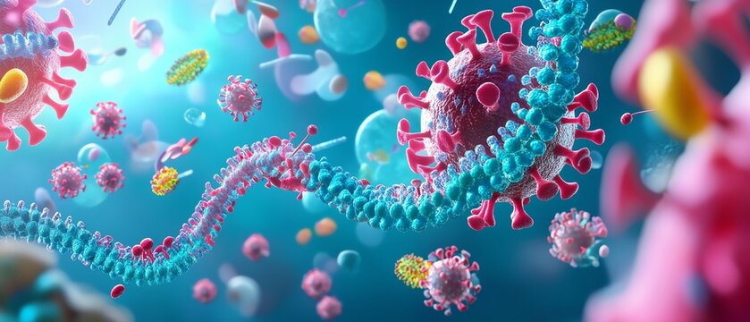 Virus structure and cellular interaction