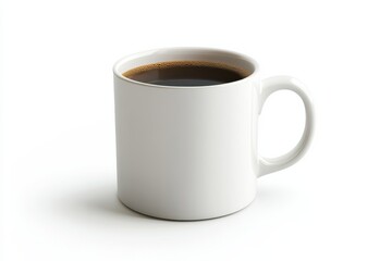 Premium Quality Coffee Mug Image for High-Resolution Projects isolated on White Background