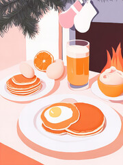 Poster Wall art Acrylic Retro Delicate shades Postcard Cute Lovely Beautiful Sweet Christmas Gift Packaging Toy Beautiful City Holidays Riding Hearty Christmas tree Celebration Santa Claus Nutcracker