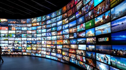 Multimedia Video Wall Display