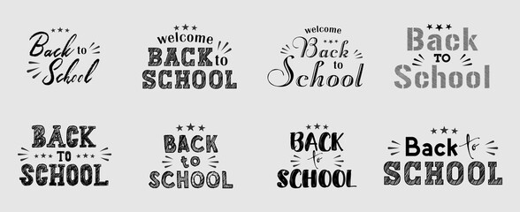 Back to School Typography with Color Pencils Design