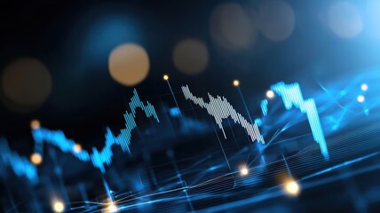 Abstract business financial graphs integrated into a clean design, highlighting corporate data analysis.