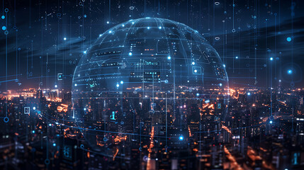 Fototapeta premium futuristic scene