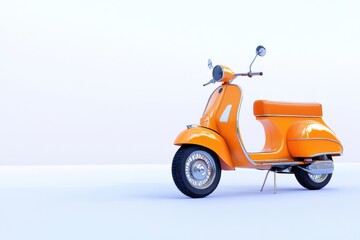 Obraz premium Premium Quality Scooter Image for Advertising and Promotion isolated on White Background