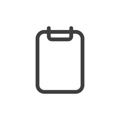 Document icon outline style