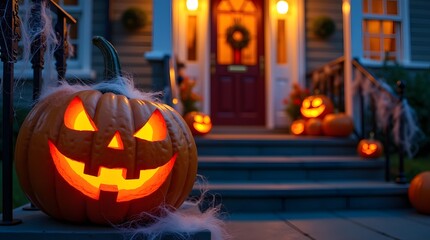 halloween jack o lantern on halloween