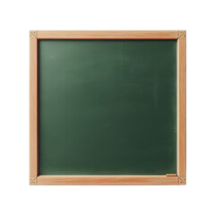 Green chalkboard isolated on transparent background