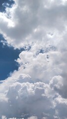 blue sky with clouds