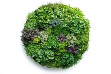 Vertical Garden Planter Ideal for Small Spaces and Urban Gardening isolated on White Background