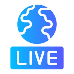 live news gradient icon