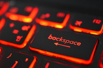 Theme: The series captures the essential elements of a modern keyboard, focusing on functionality and the striking aesthetic of illuminated keys. The red glow against the black keys provides a bold, v