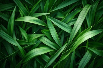 Obraz premium Green Leaf Background Texture
