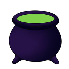 Halloween Witch Potion Cauldron