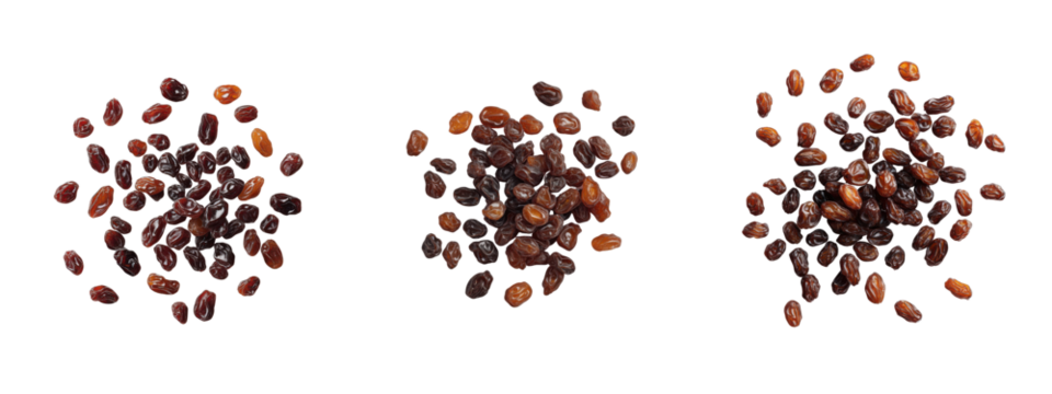 Raisins fruit on transparency background PNG