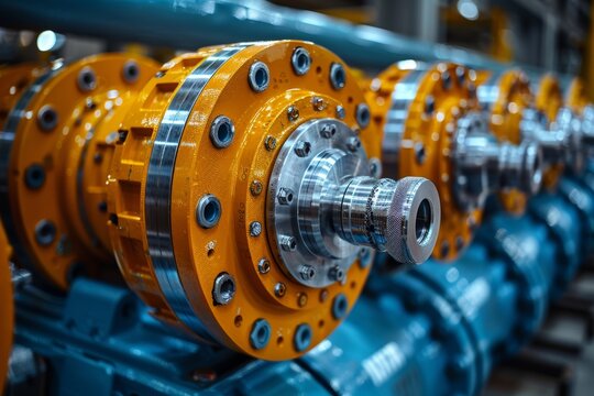 Cutaway view of side channel vane pump and compressor equipment demonstration with hydro solutions