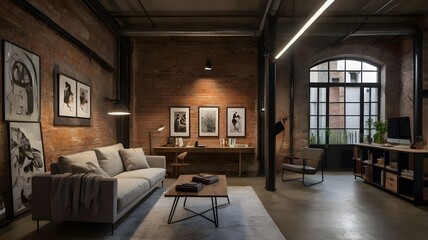 Fototapeta premium interior of a contemporary loft