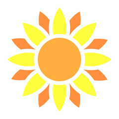 flower motif design element, flower icon