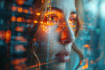 Innovative ai driven personal recruiting in modern workspaces with diverse teams and data insights