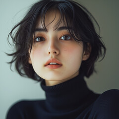 portrait of a girl woman