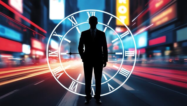 Businessman Strategizing: Time Management and Project Planning in a Fast-Paced Internet Technology Landscape
