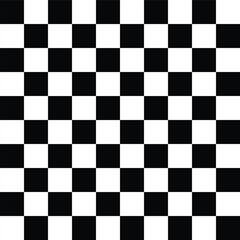 Fototapeta premium Black and white checkered seamless geometric pattern. Suitable for use as wallpaper, book covers, etc.