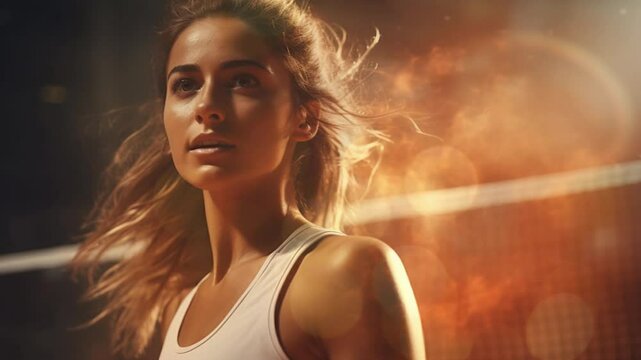BEAUTIFUL TENNIS PLAYER