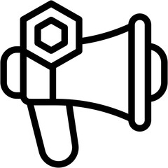 Vector Icon Advertising, Launch, Marketing, Announcement, NFT, Business And Finance