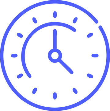 recommend clip art: time, clock, circular clock, simplistic, very small, even, perfect, icon outline