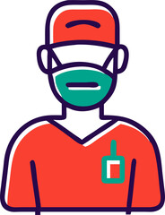 surgeon, icon offset fill