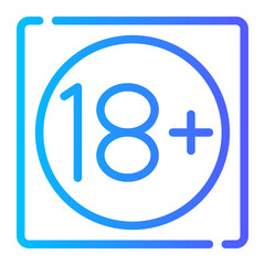 18 gradient icon