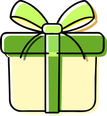 present, icon doodle offset fill