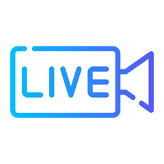 video gradient icon