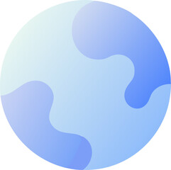 make a logo for abaans world, icon colored shapes gradient