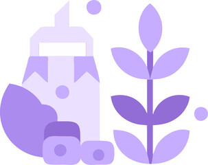 Fototapeta premium agriculture, icon colored shapes