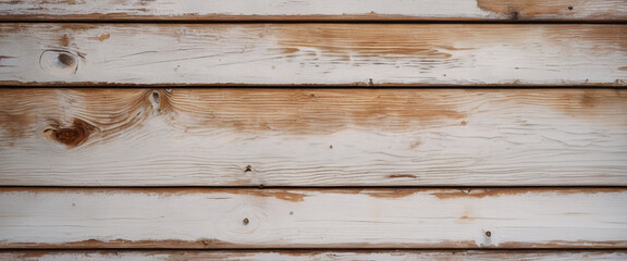 Weathered White Wood Planks