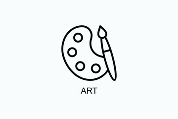Art Vector Icon Or Logo Illustration