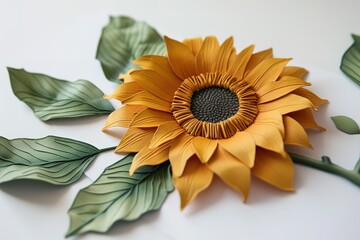 Watercolor hand-drawn illustration of a flower on a white background. Isolated element for decor.