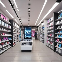 warehouse with shelves