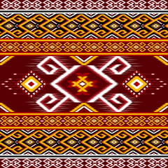 This high resolution image features a traditional geometric ikat pattern in vibrant colors, perfect for use in fashion designs, digital backgrounds, ethnic art projects, and as decorative prints.