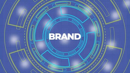 Brand development marketing strategy concept.