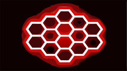 Obraz premium honeycomb, icon