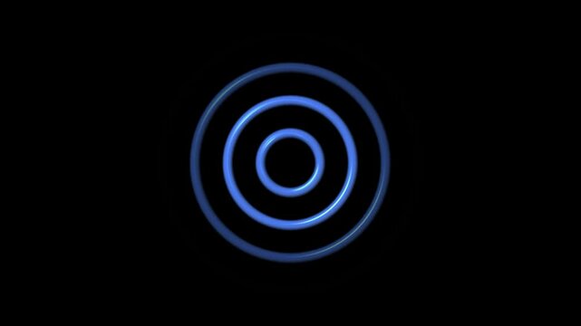 radio waves background animation .wave concept video