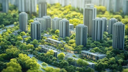 Obraz premium Real estate investment can contribute to community development, urban regeneration, and economic growth