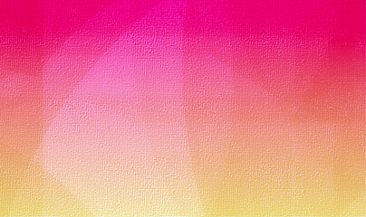 Pink to gradient yellow abstract background template suitable for flyers, banner, social media, covers, blogs, eBooks, newsletters or insert picture or text with copy space