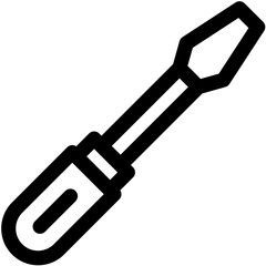 Screwdriver icon vector illustration concept for Business Startup