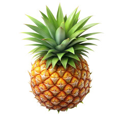 Fototapeta premium a pineapple cute 3d illustration icon