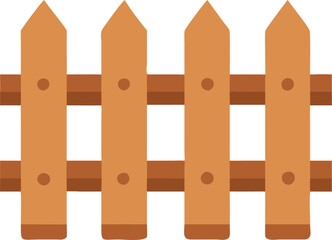 wooden fence, icon